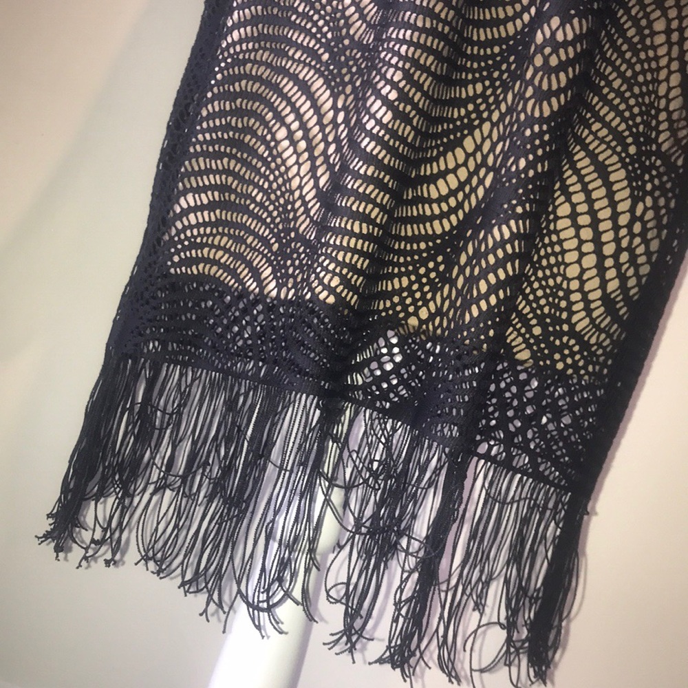 Black Fringe Dress - Picture 6 of 6